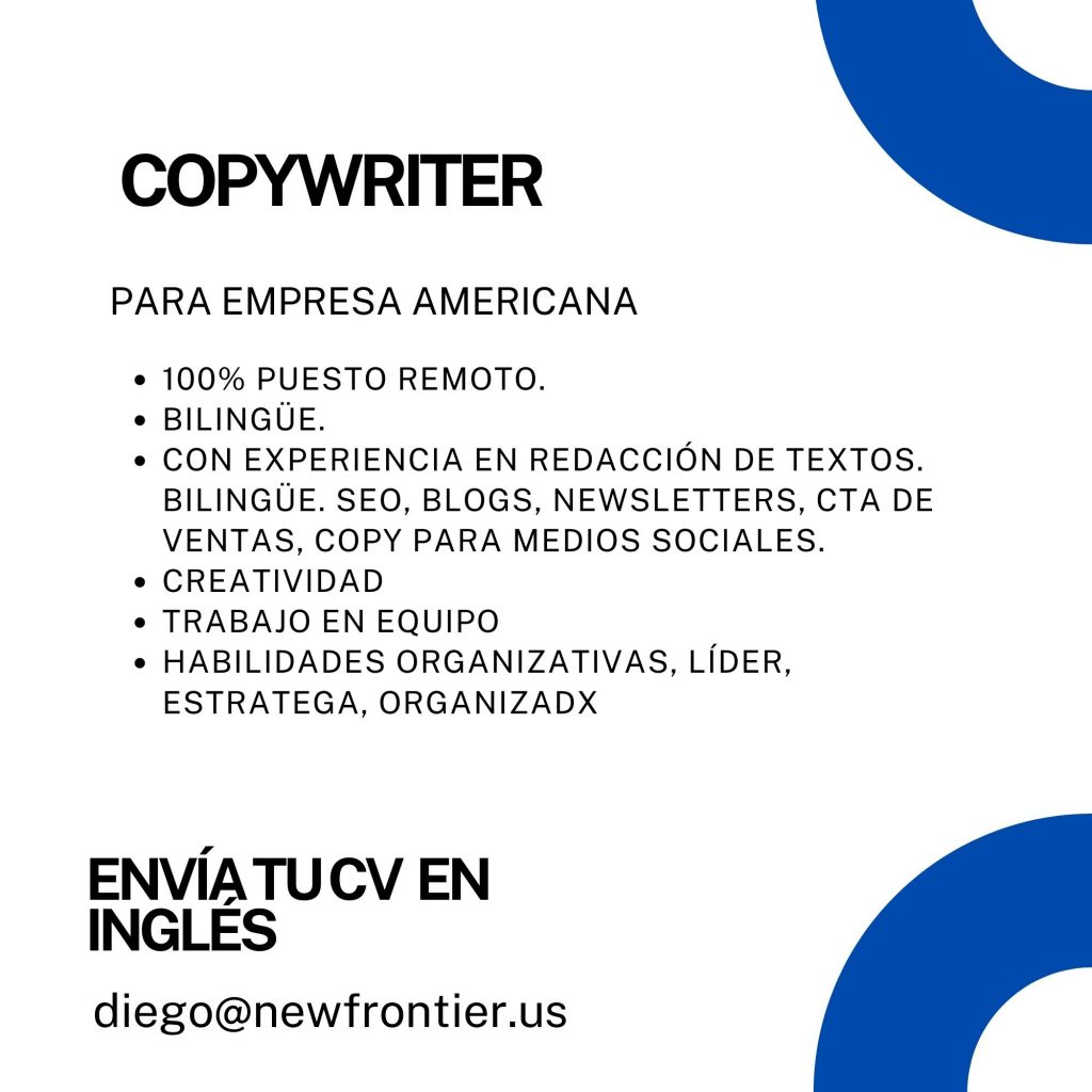 copywriter trabajo remoto