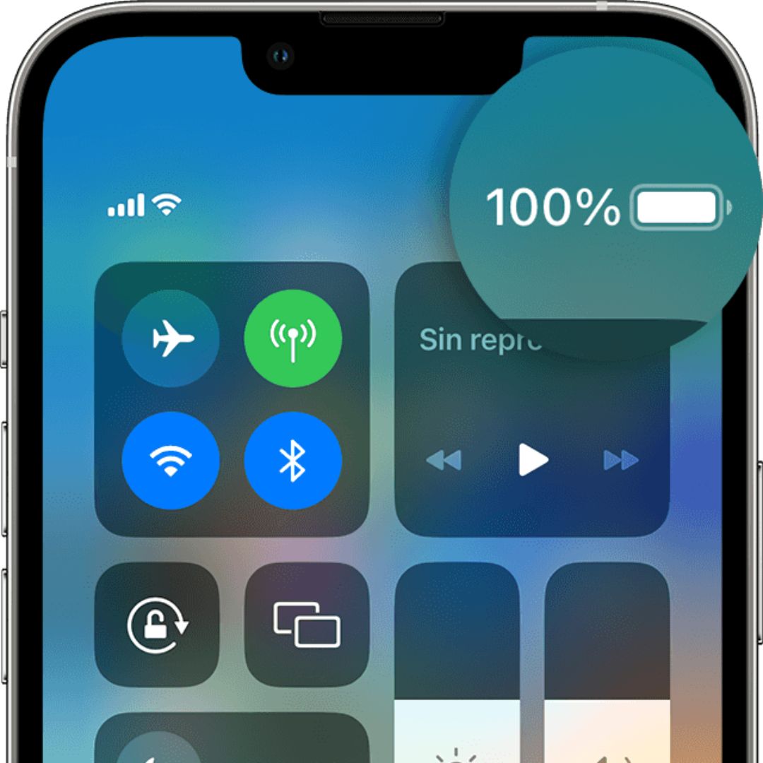 ¿Cómo mostrar el porcentaje de batería del iPhone?