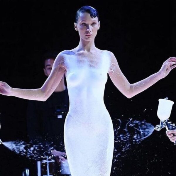 vestido en spray