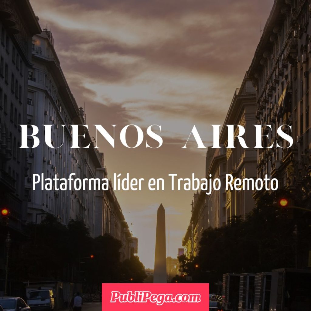 Trabajo Remoto en argentina y buenos aires