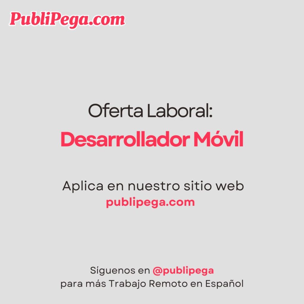 Desarrollador Móvil