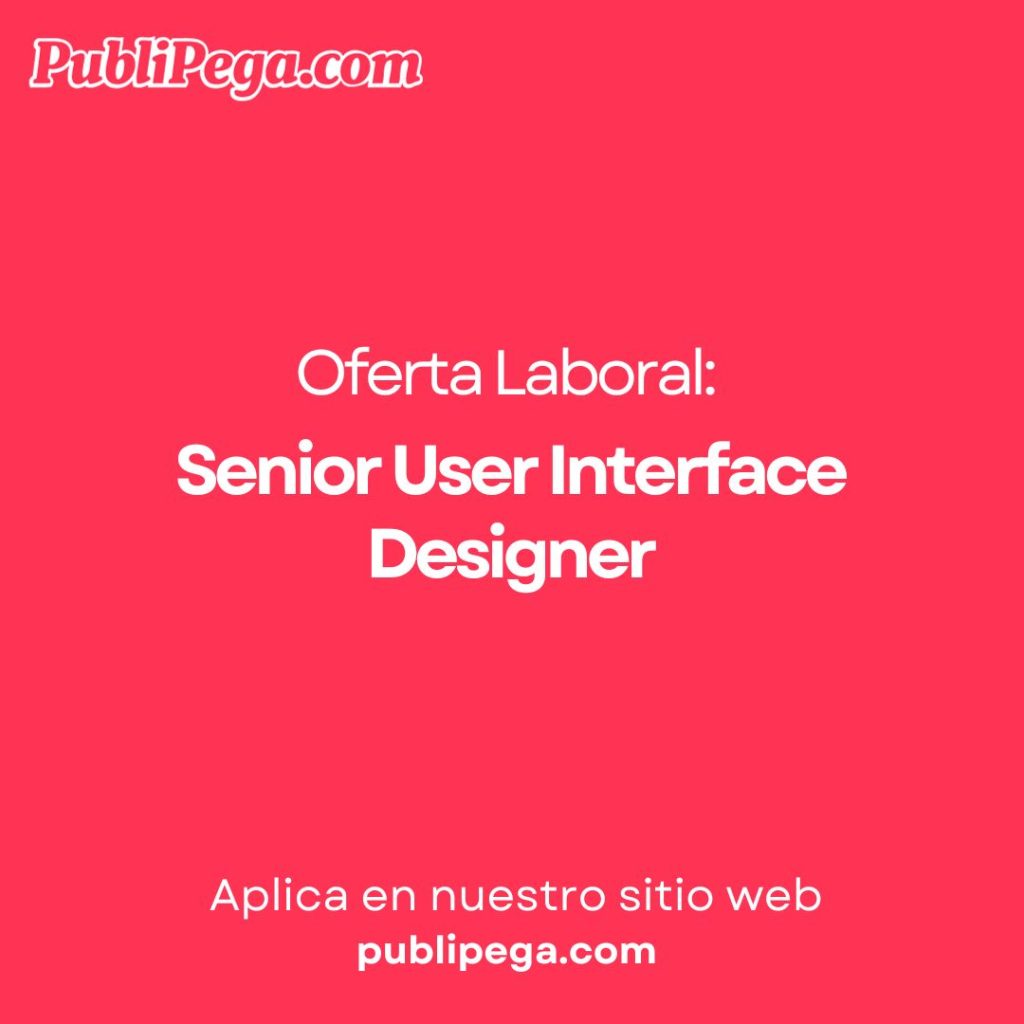 Senior User Interface Designer