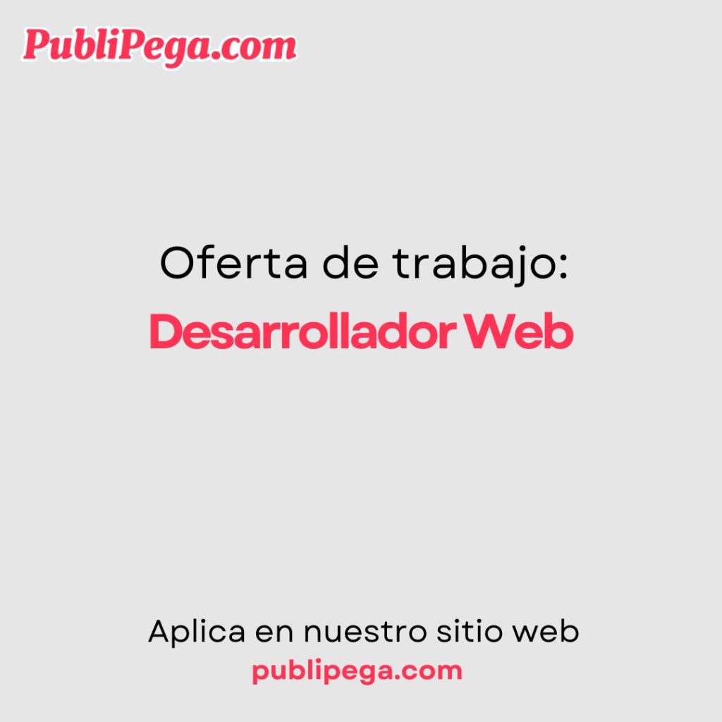 Desarrollador Web