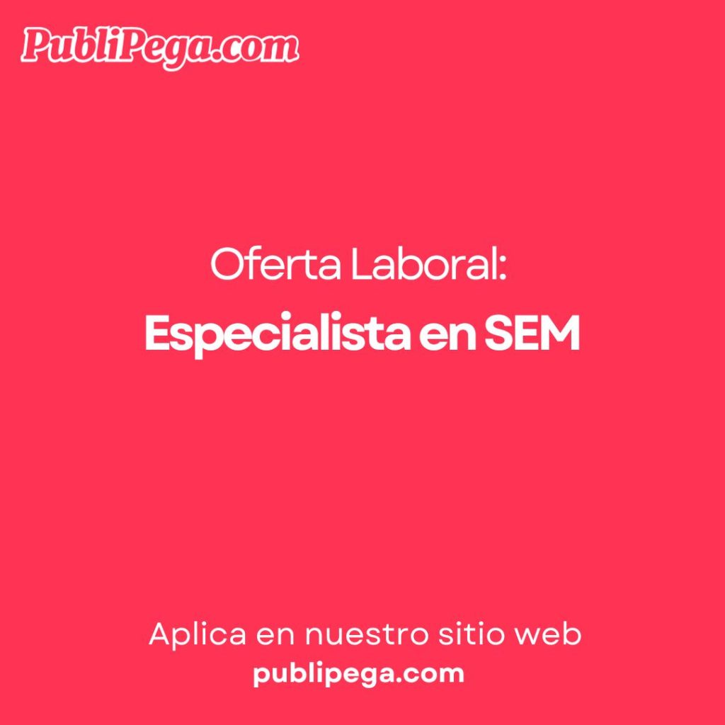 Especialista en SEM