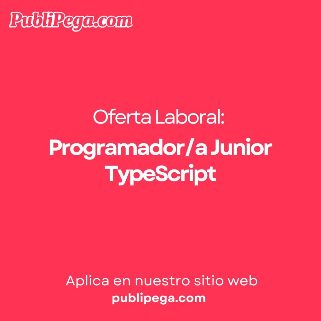 Programador/a Junior TypeScript