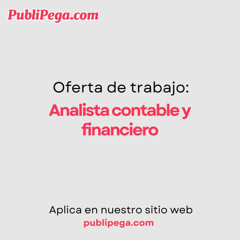 Analista contable y financiero