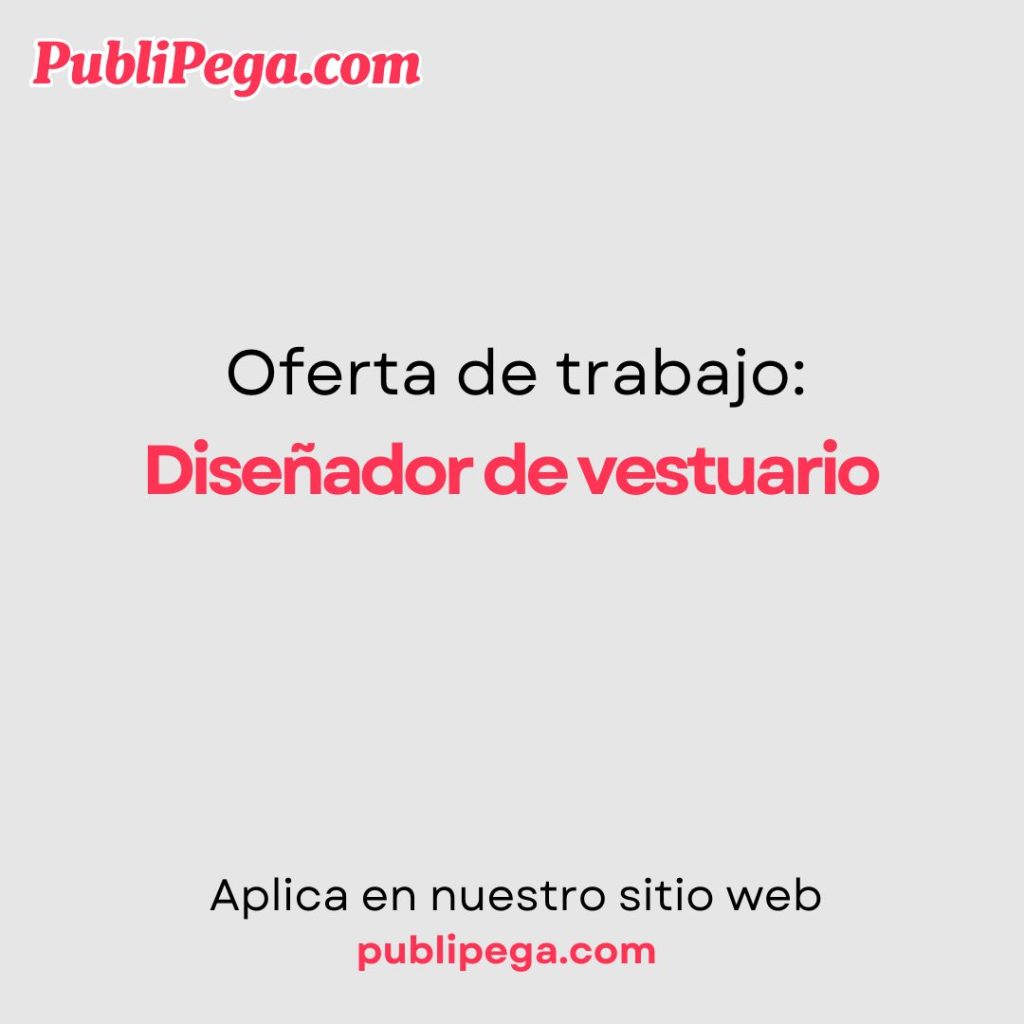 Diseñador de vestuario