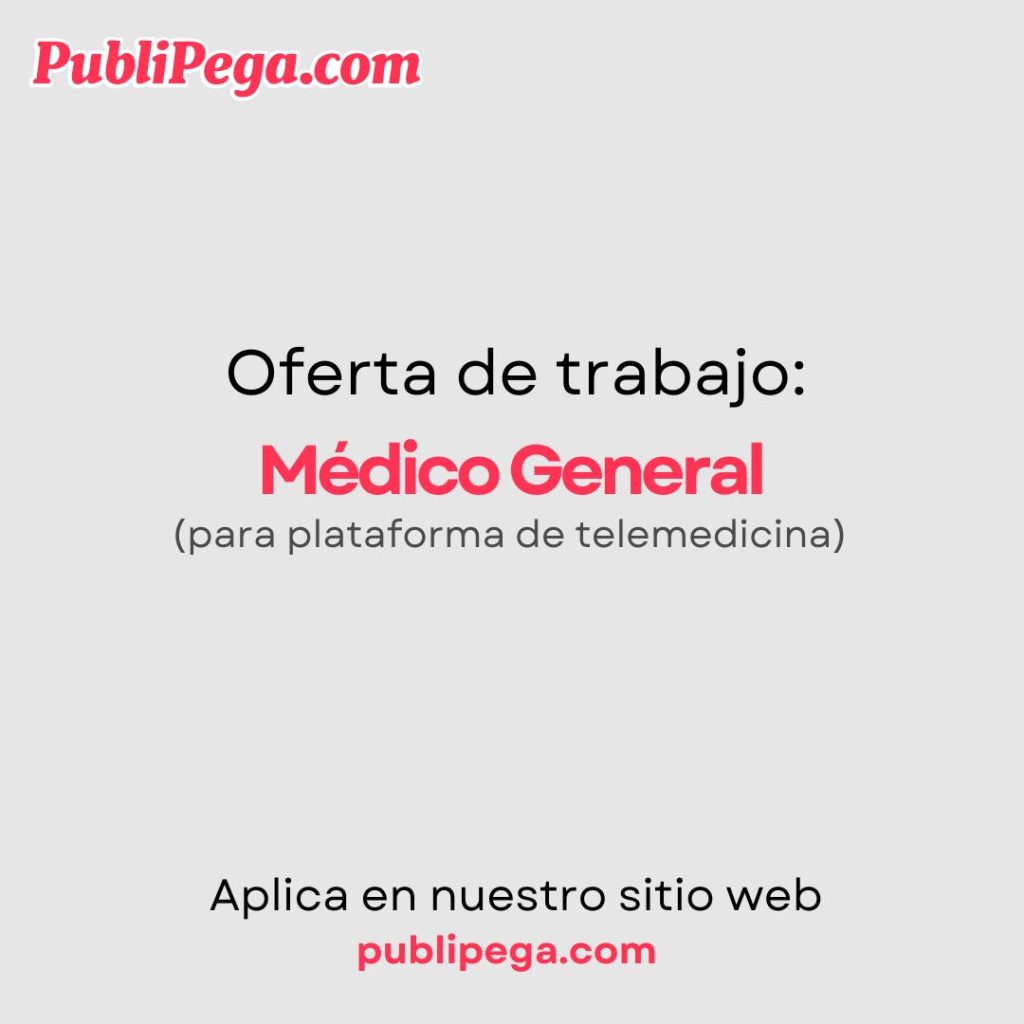 Médico General telemedicina
