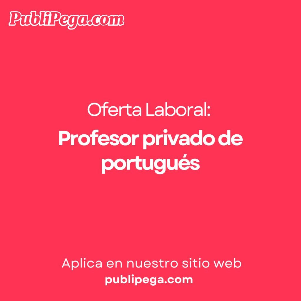 Profesor privado de portugués