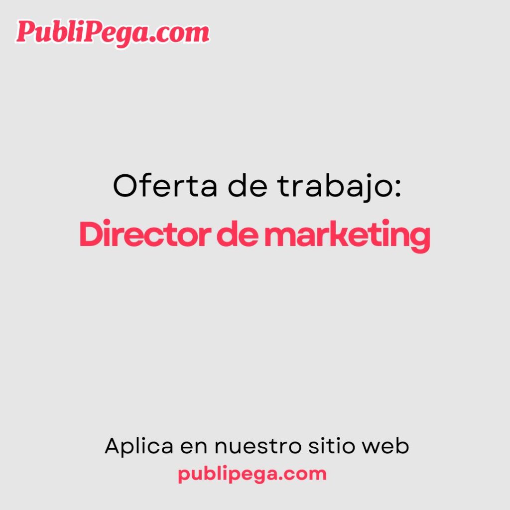 Director de marketing