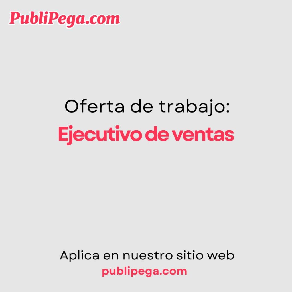 Ejecutivo de ventas