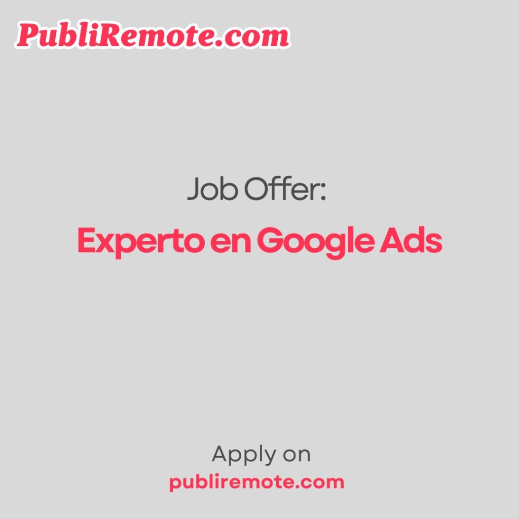 Experto en Google Ads