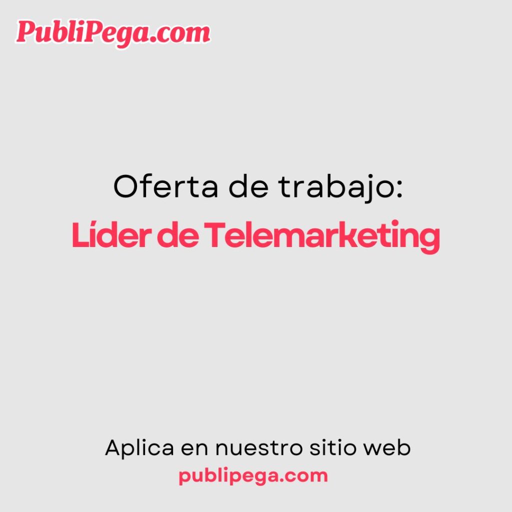 Líder de Telemarketing