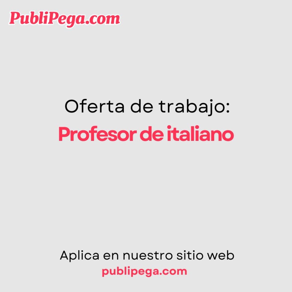 Profesor de italiano