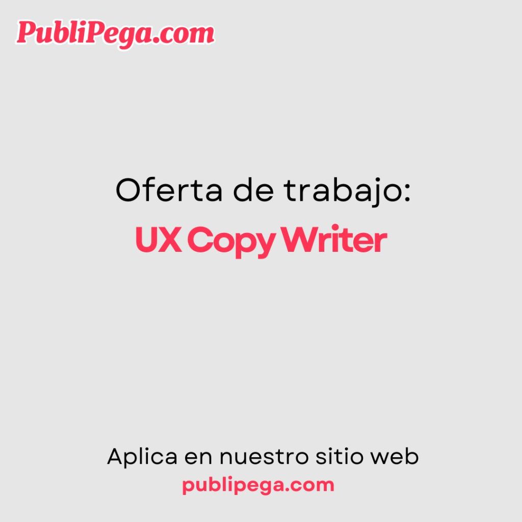 UX Copy Writer