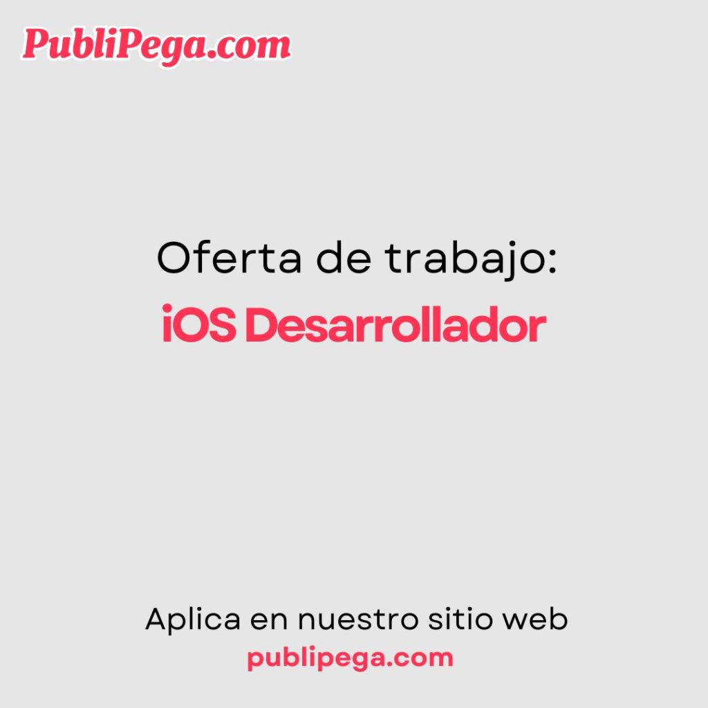 iOS Desarrollador