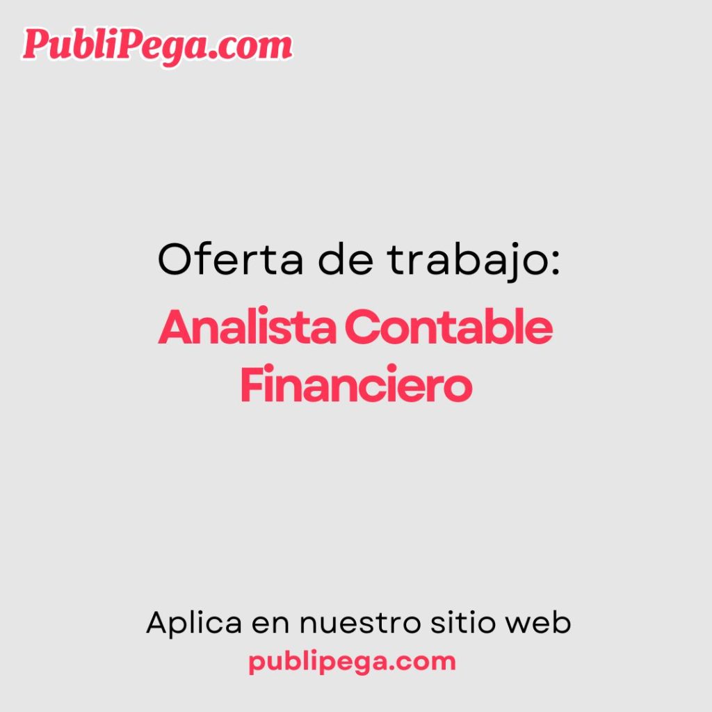 Analista Contable Financiero
