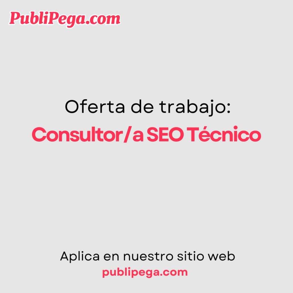 Consultor/a SEO Técnico