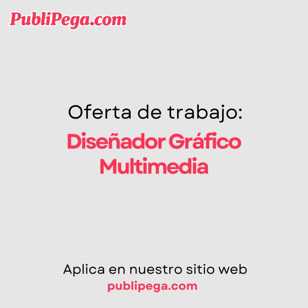 Diseñador Gráfico Multimedia