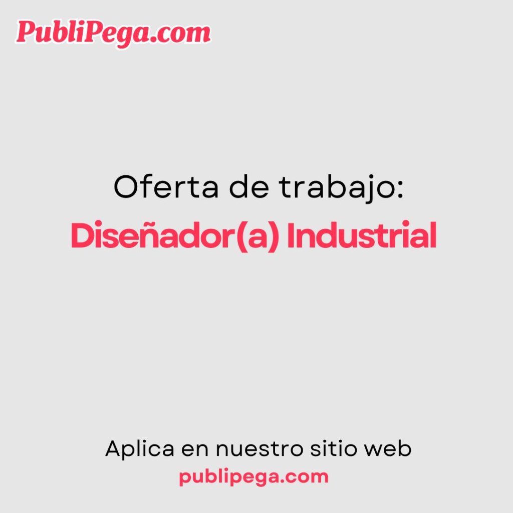 Diseñador(a) Industrial