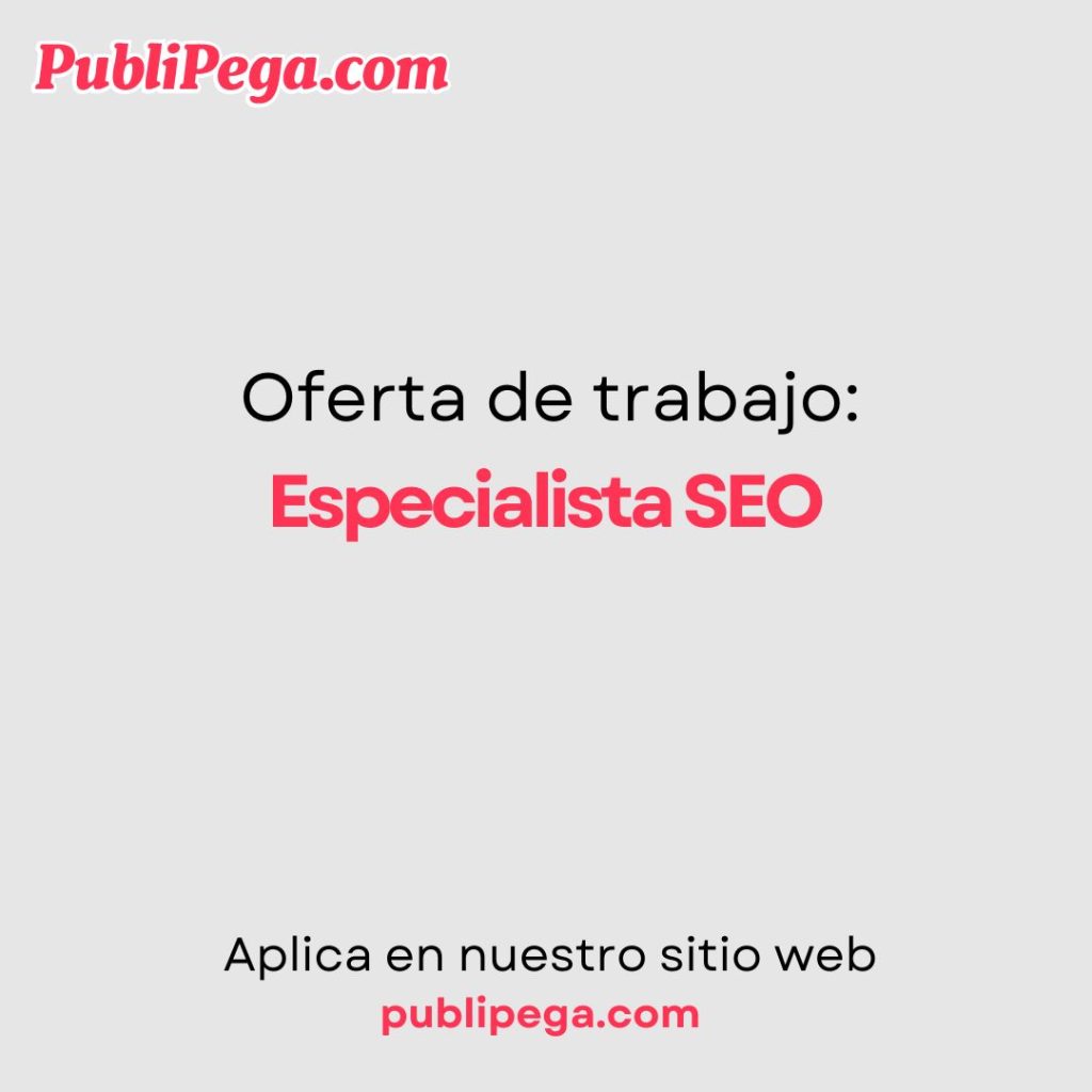 Especialista SEO