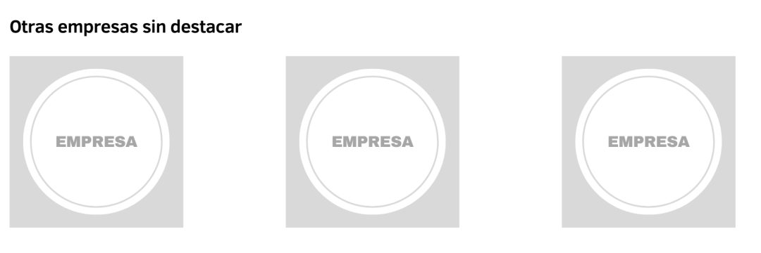 empresas sin destacar