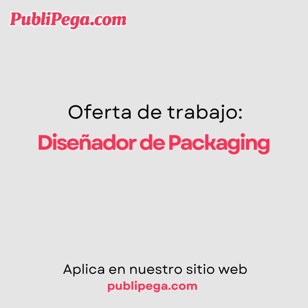 Diseñador de Packaging