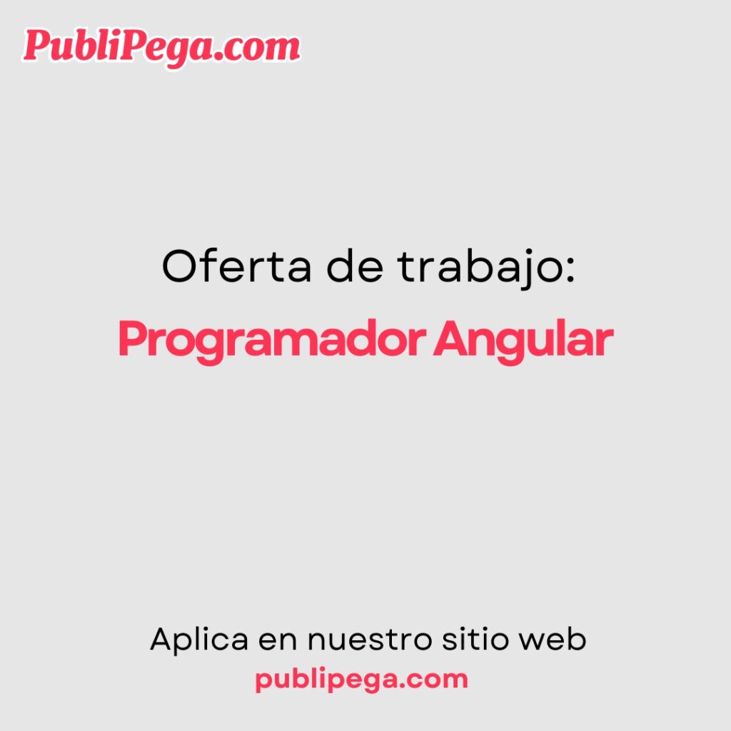 Programador Angular