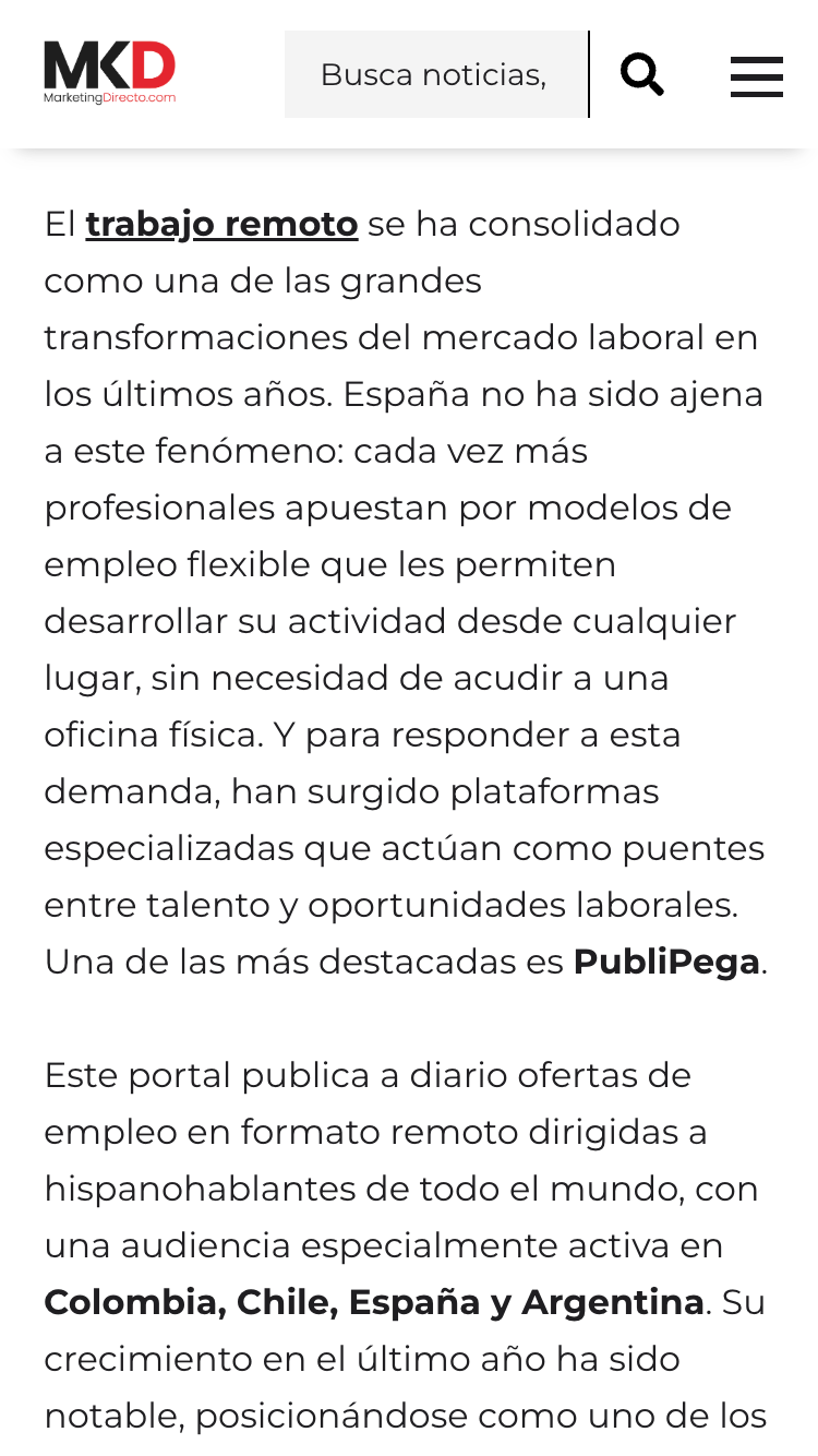 trabajo en remoto en espana