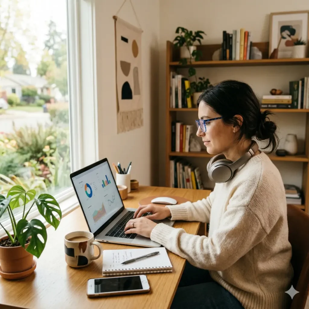Trabajar online desde casa