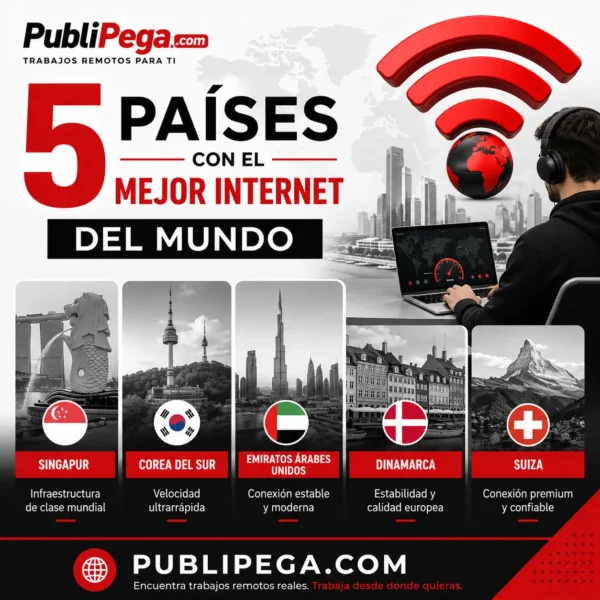 5 países tienen el mejor internet del mundo