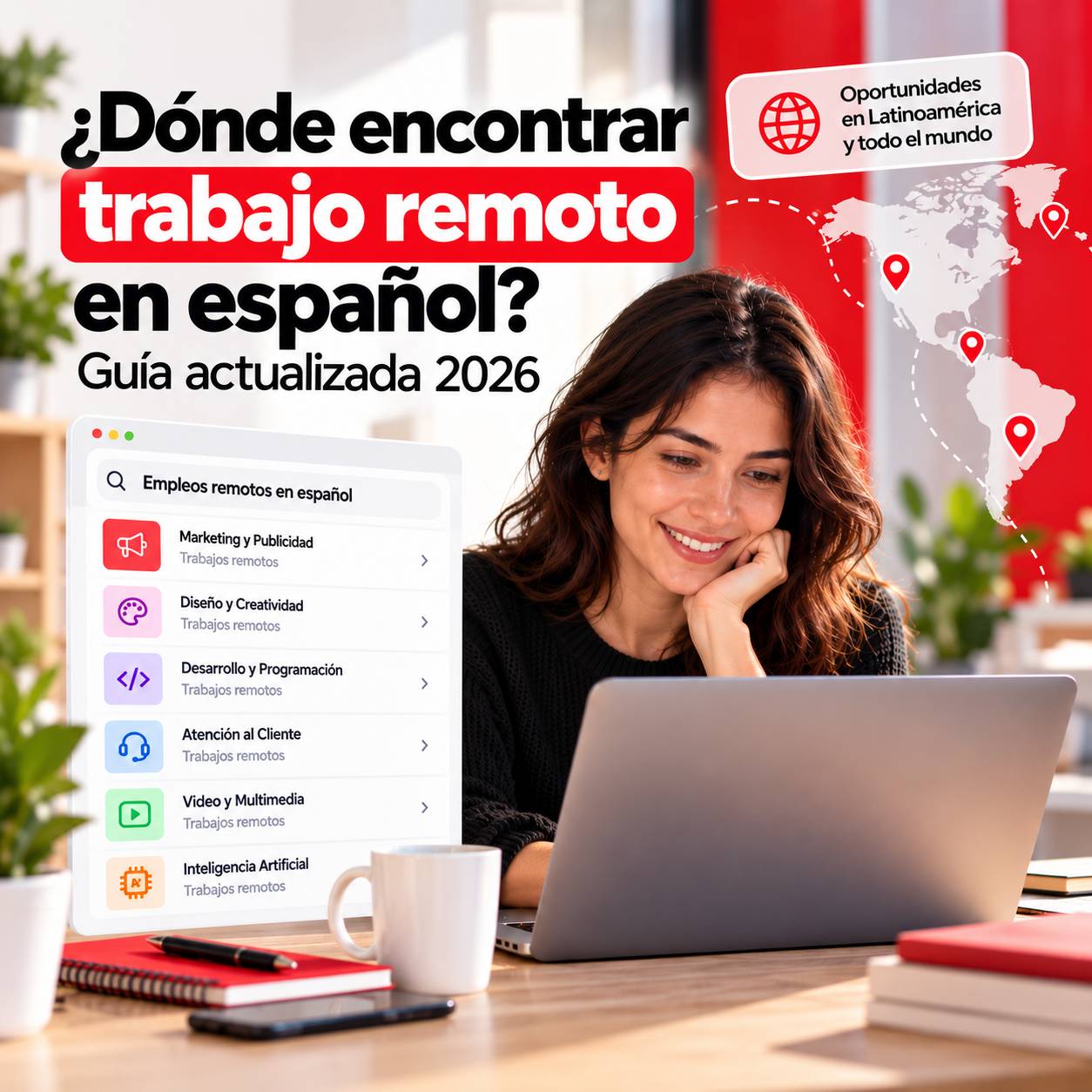 ¿Dónde encontrar trabajo remoto en español? Guía actualizada 2026