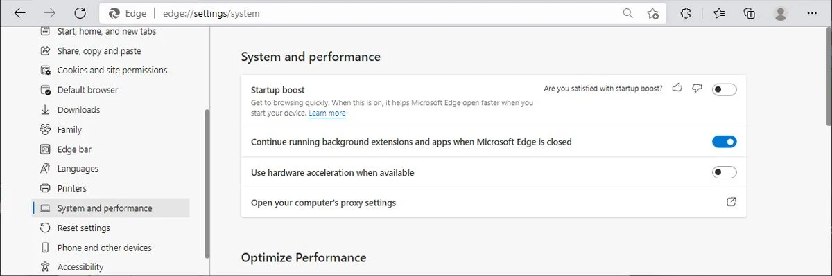 Desactivar la aceleración por hardware